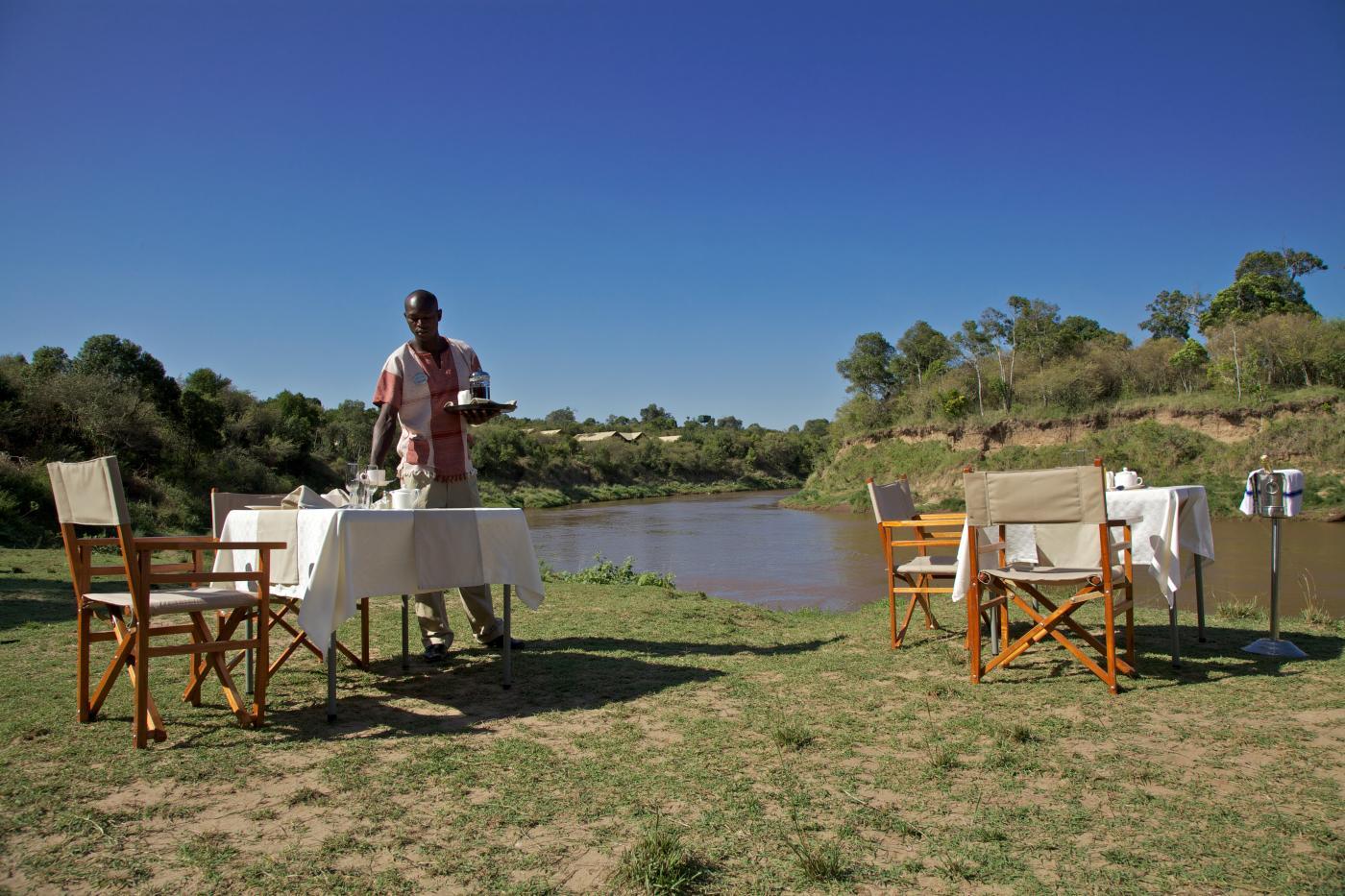 Fine dining safari